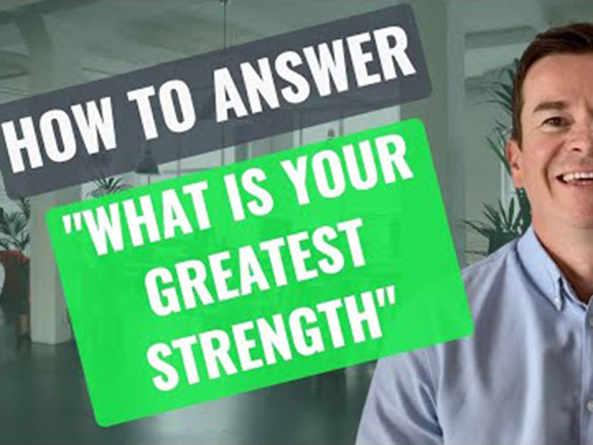 How to ANSWER "What is your Greatest Strength?" Interview Question Image