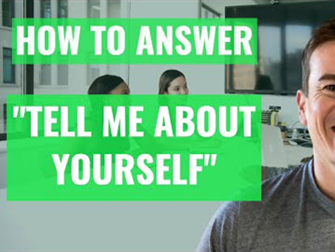 How to ANSWER "Tell me about yourself" interview question Image